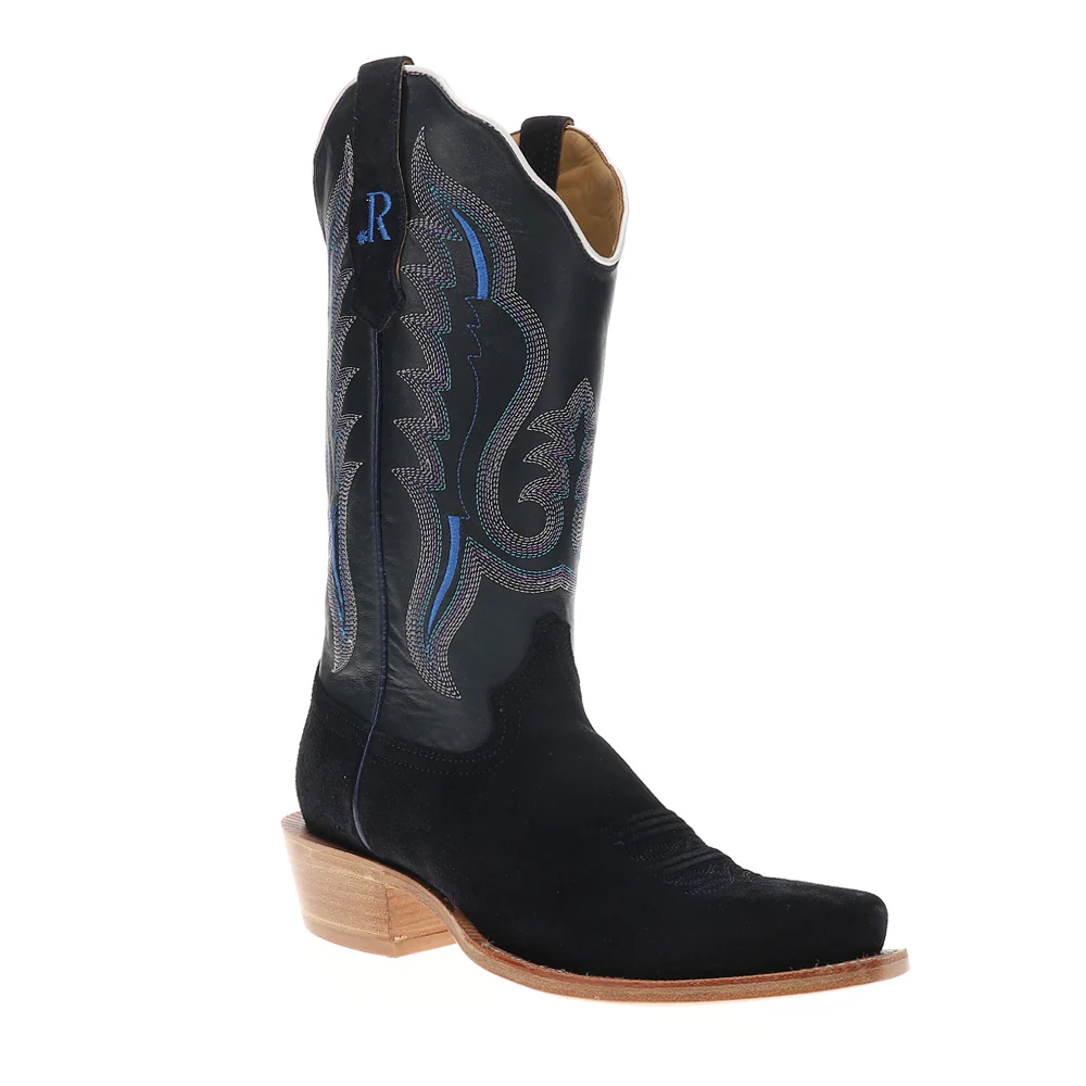 13 Inch Roughout Square Toe Cowboy Boots - Image 2
