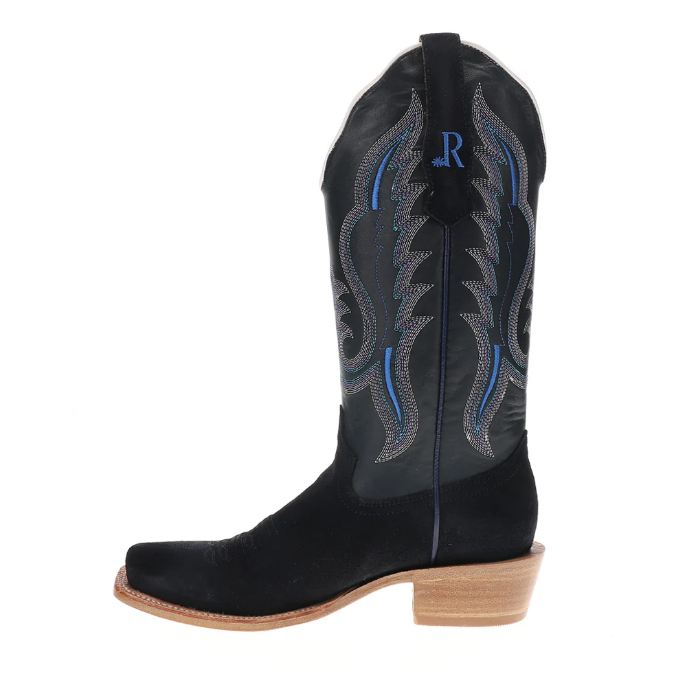 13 Inch Roughout Square Toe Cowboy Boots - Image 3
