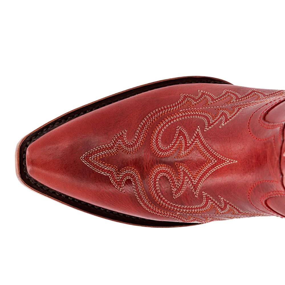 Crush Embroidered Snip Toe Cowboy Boots - Image 4