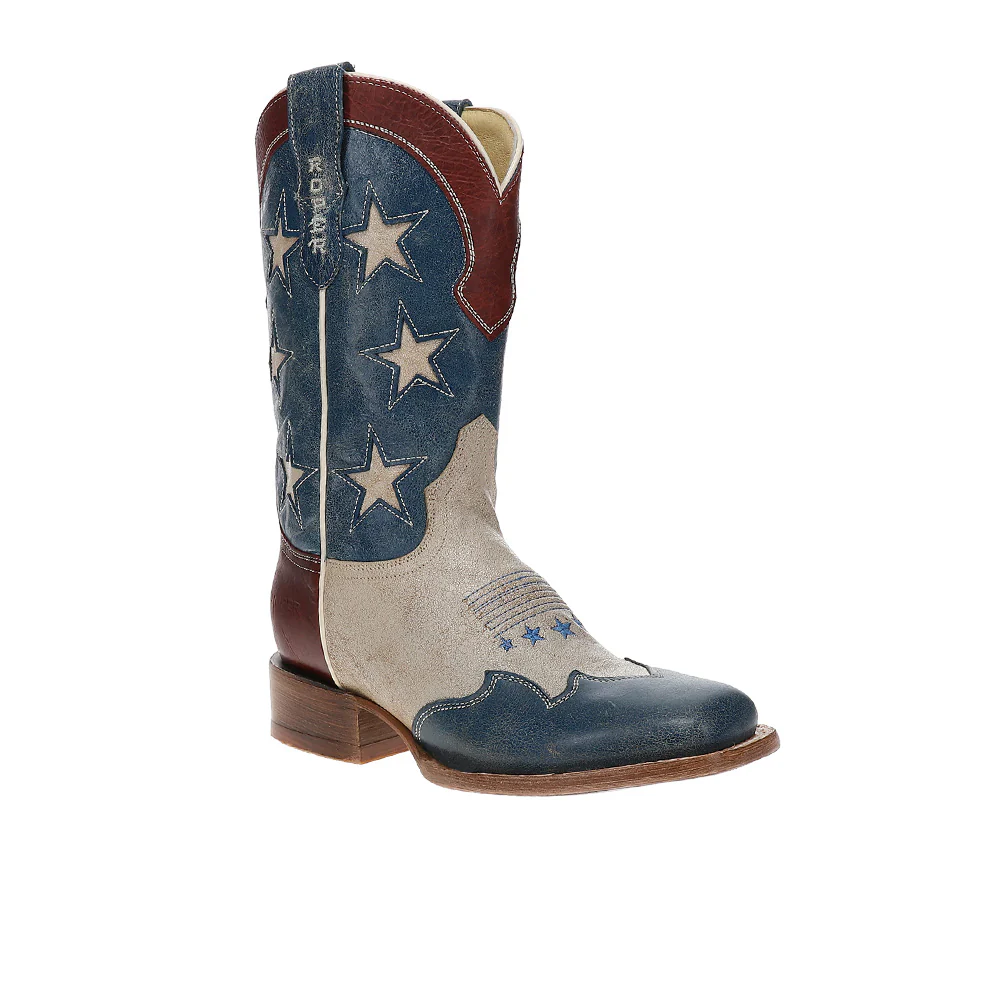 250 USA Square Toe Cowboy Boots - Image 2