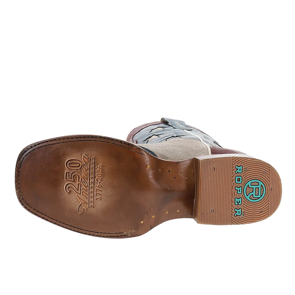 250 USA Square Toe Cowboy Boots - Image 5