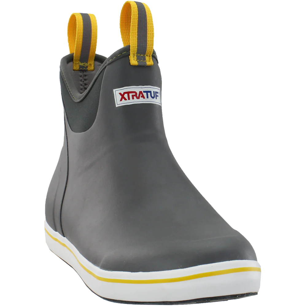 Ankle Deck Round Toe Pull on Boots - Image 2