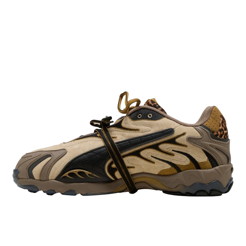A$AP Rocky X Inhale Leopard Lace Up Sneakers - Image 3