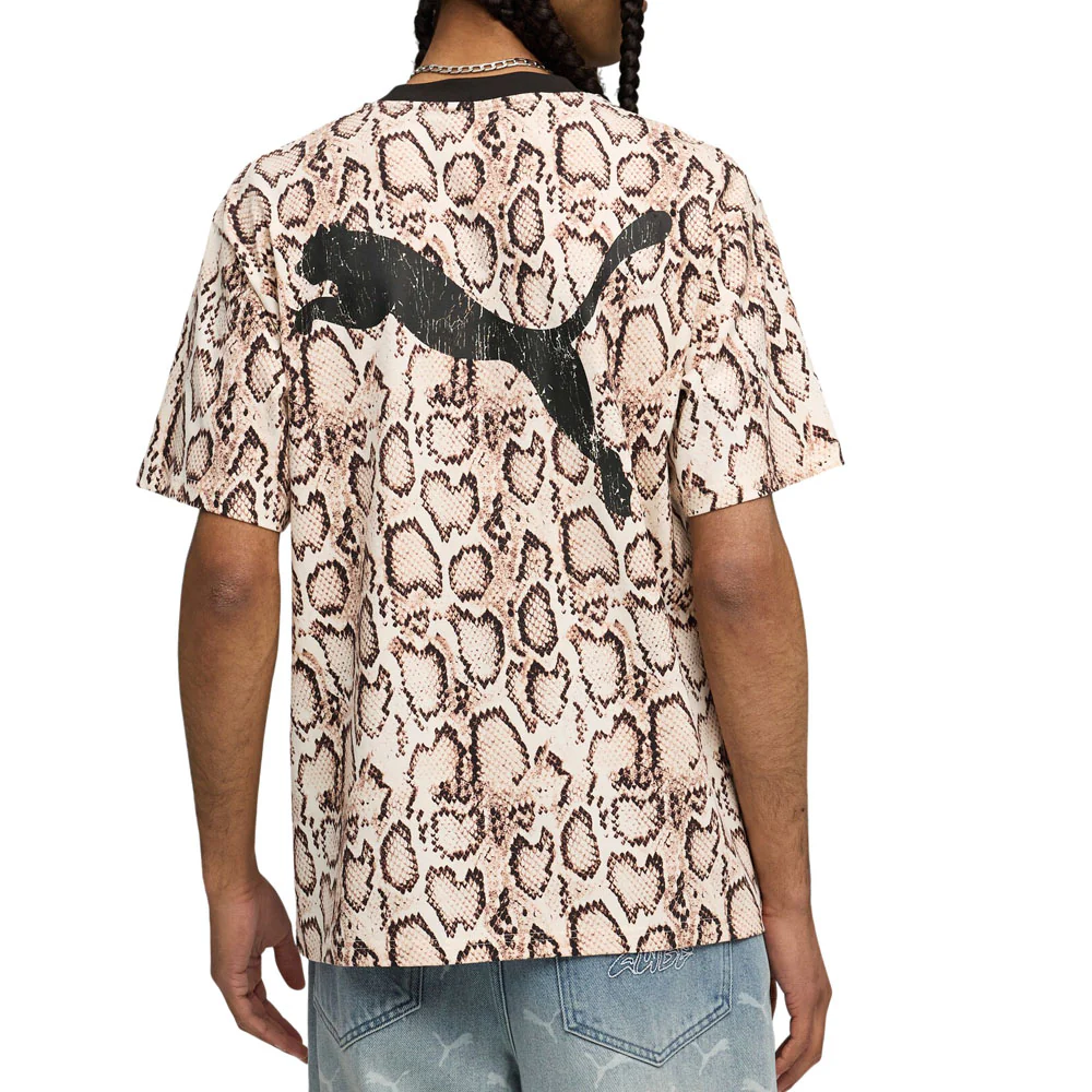 PUMA X ASAP ROCKY Snakeskin Crew Neck Short Sleeve T-Shirt - Image 4