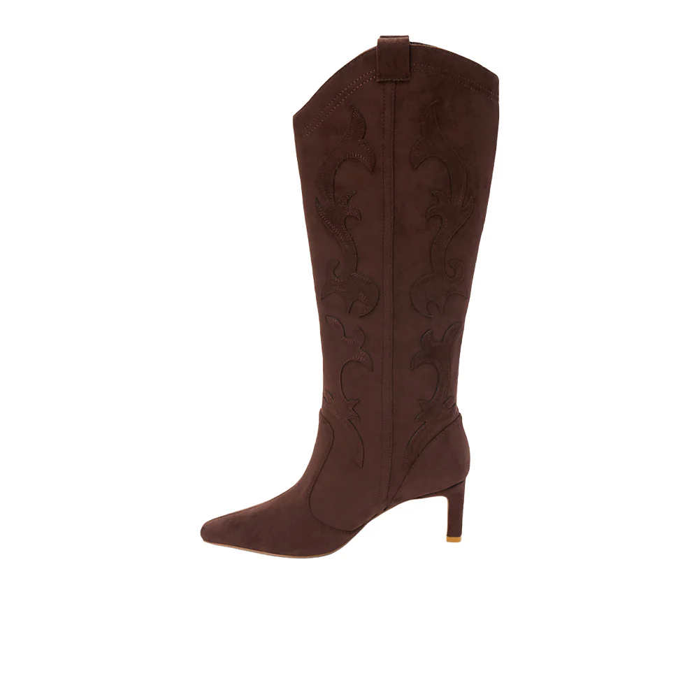 Abrams Embroidered Pointed Toe Cowboy Boots - Image 3