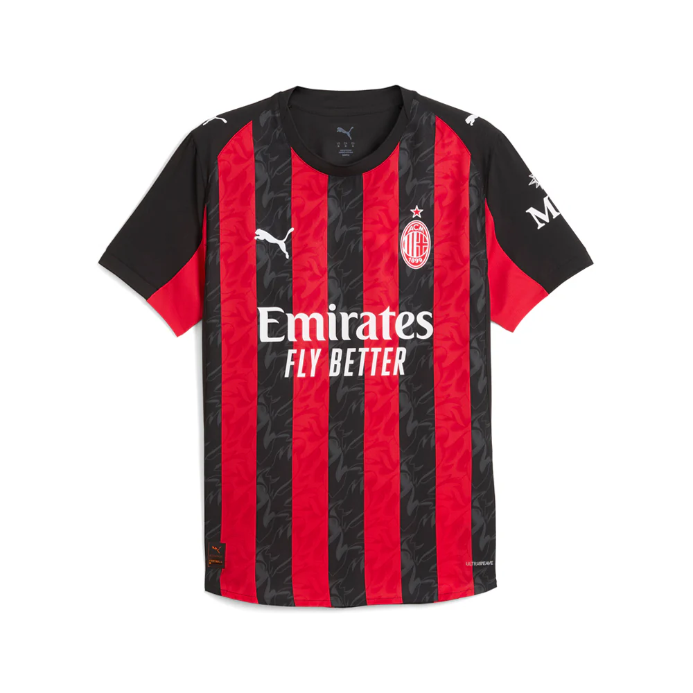 AC Milan Home Crew Neck Short Sleeve Jersey