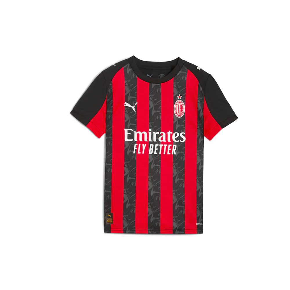 AC Milan Home Crew Neck Short Sleeve Replica Jersey (Youth)