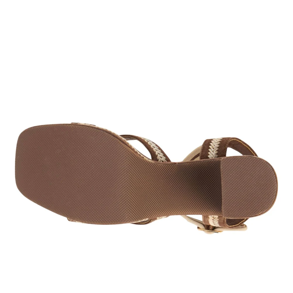 Adelaide Platform Block Heel Ankle Strap Sandals - Image 5