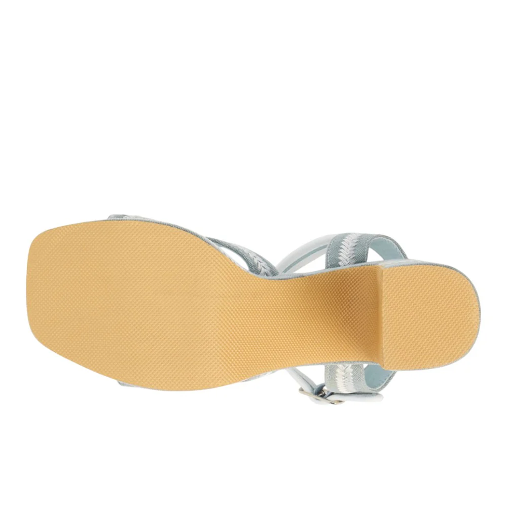 Adelaide Platform Block Heel Ankle Strap Sandals - Image 5