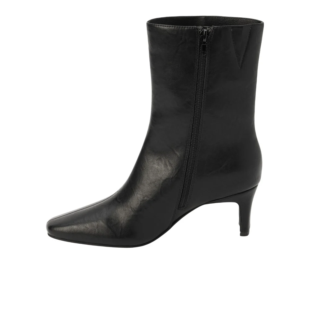 Adler Square Toe Zippered Boots - Image 3
