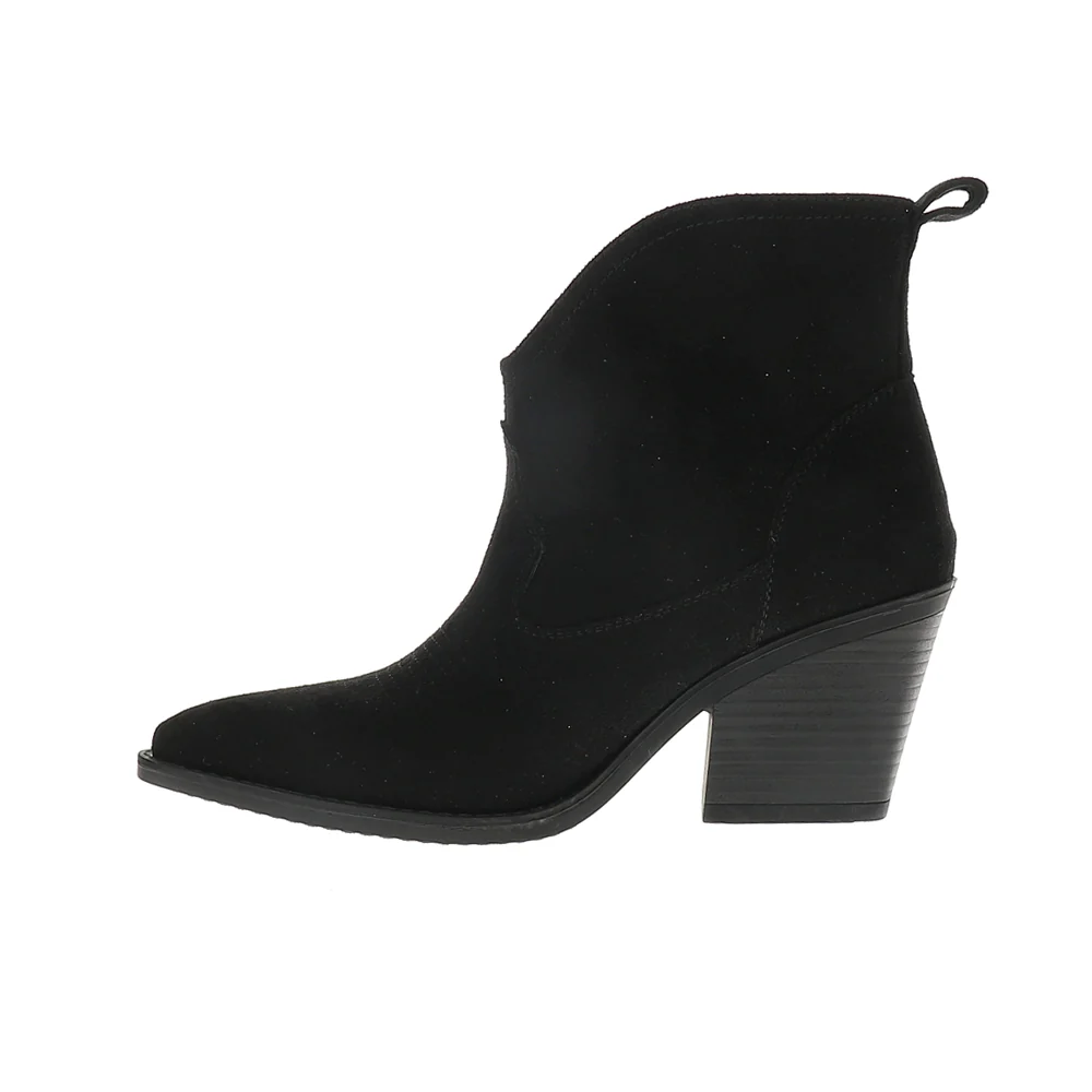 Adriana Pointed Toe Pull On Cowboy Booties - Image 3