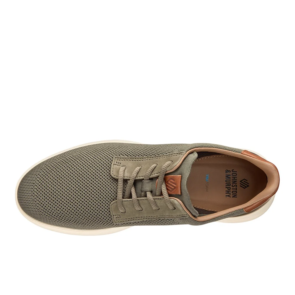 Akerson Knit Plain Toe Lace Up Sneakers - Image 4