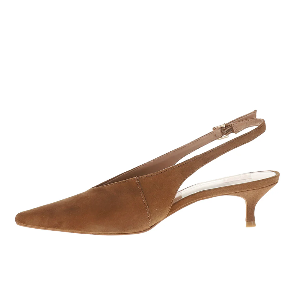 Alenna Pointed Toe Singback Kitten Heel Pumps - Image 3