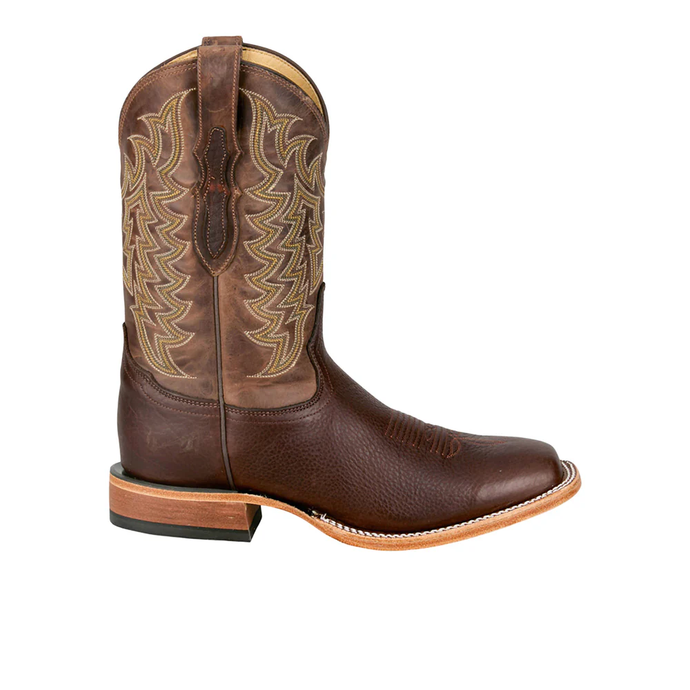 Alfredo 11 Inch American Bison Square Toe Cowboy Boots