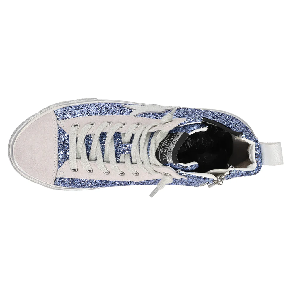 Alive Metallic Glitter High Top Sneakers - Image 4