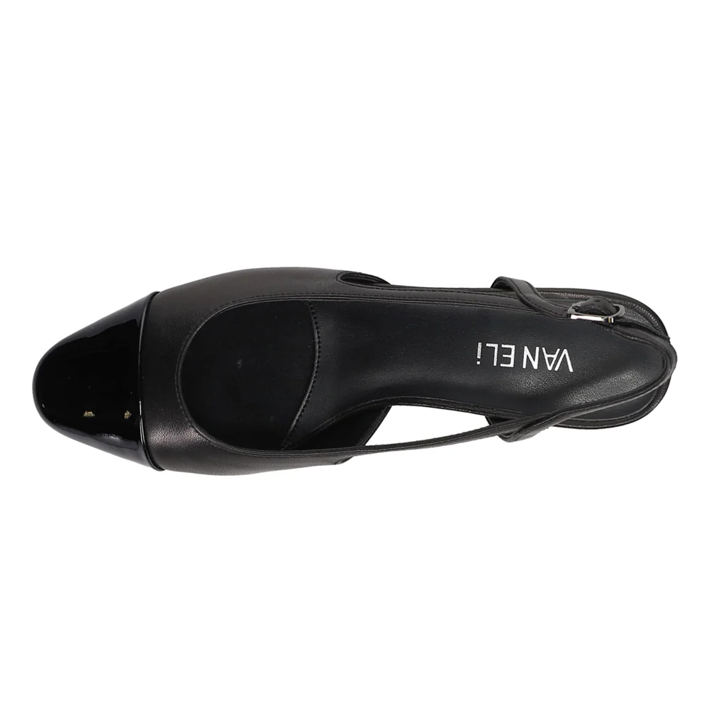 Aliz Round Toe Slingback Pumps - Image 4