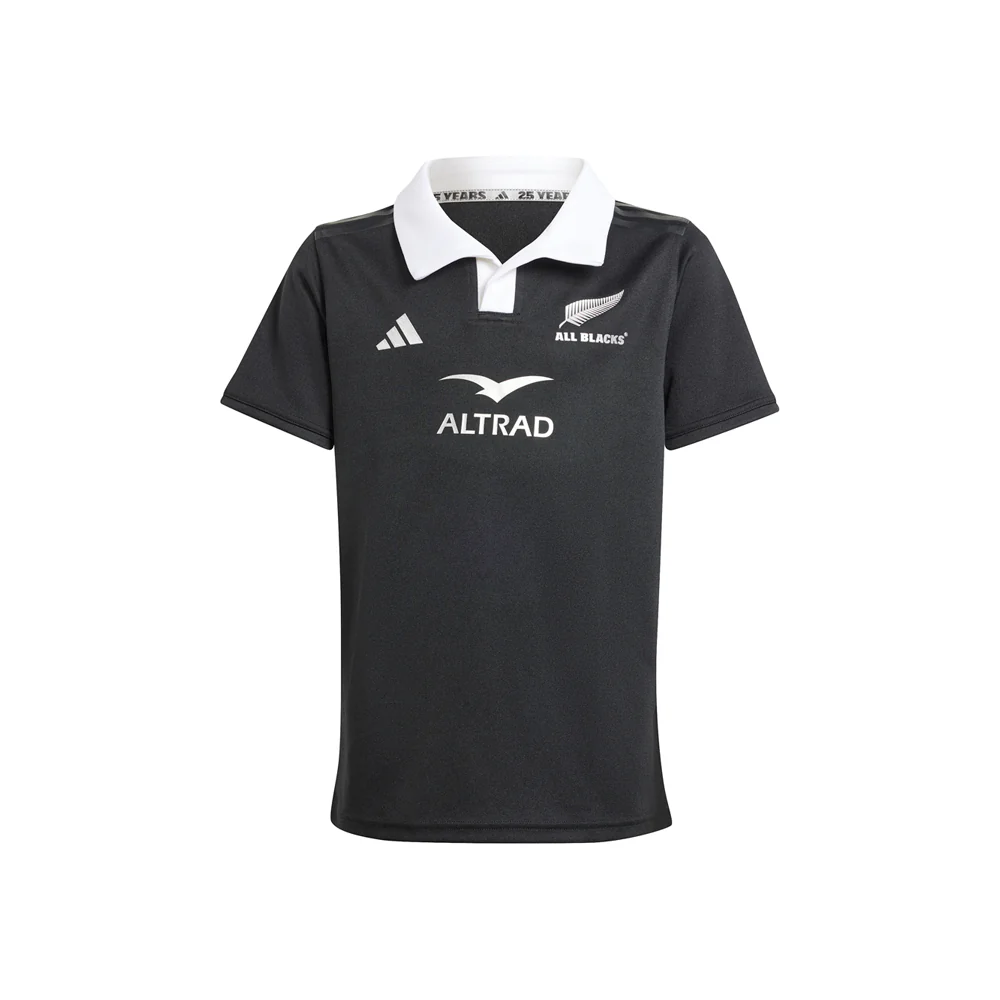 All Blacks Rugby Collared Short Sleeve Jersey (Youth)