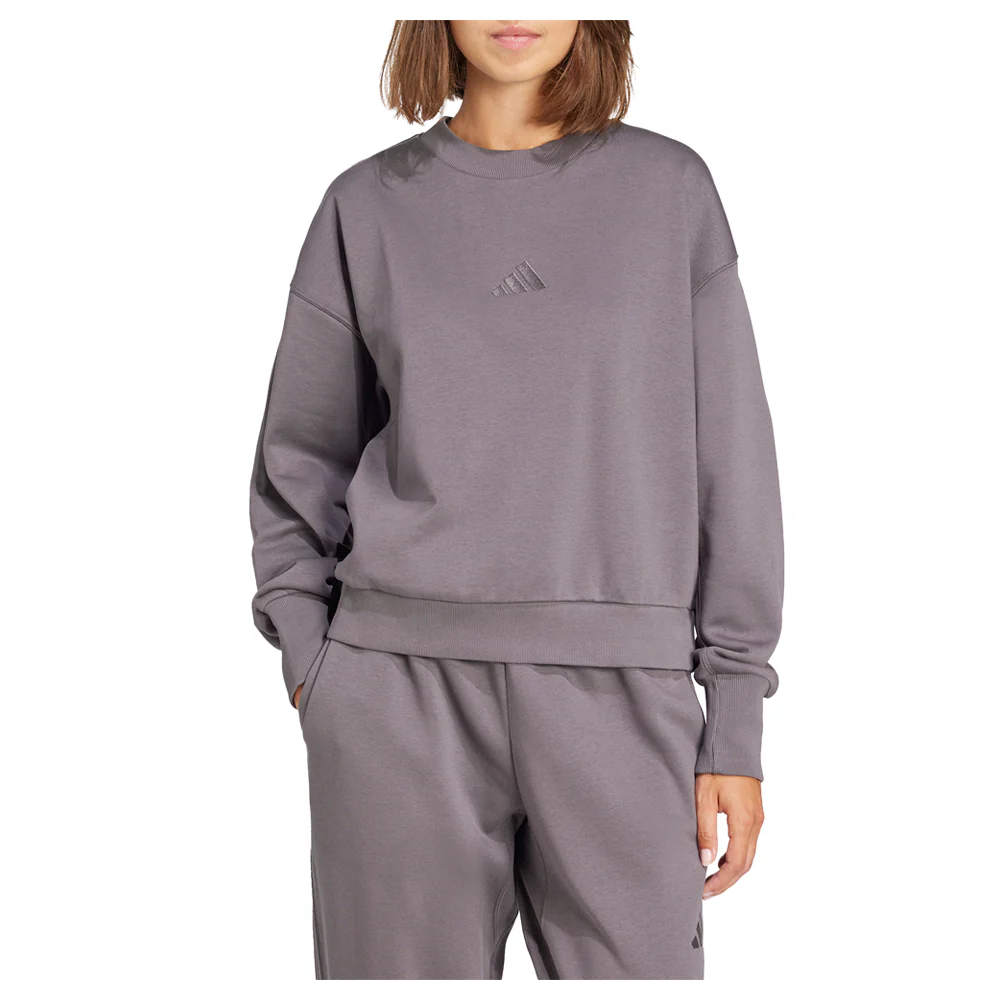 All Season Fleece Loose Crew Neck Sweatshirt - Image 2