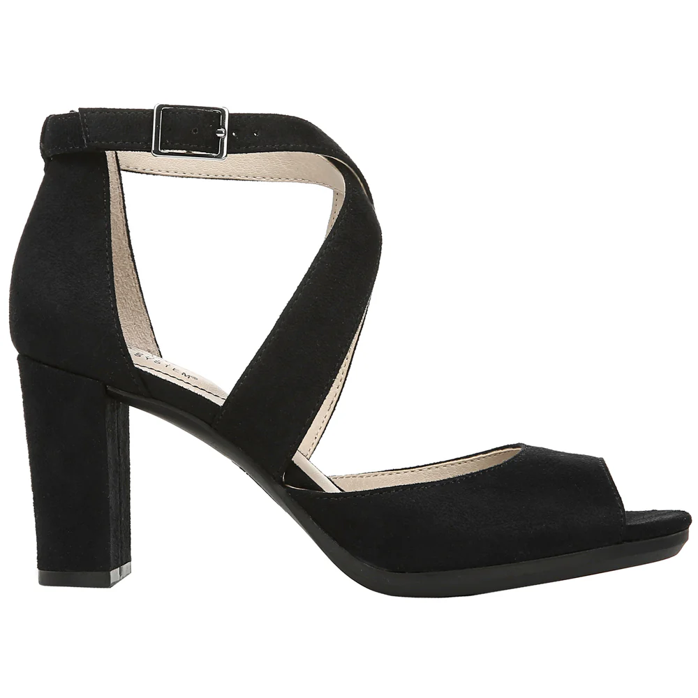 Allison Peep Toe Ankle Strap Pumps