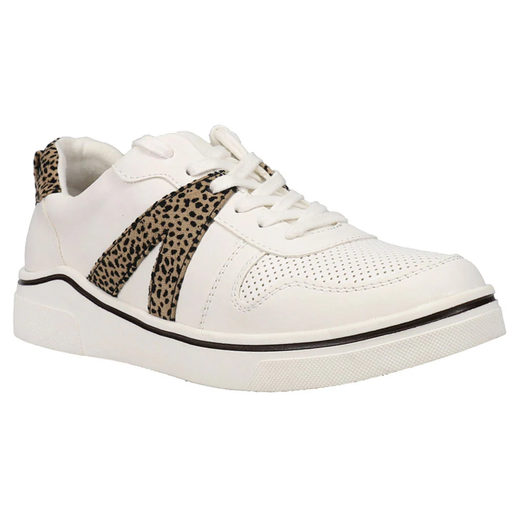 Alta Cheetah Print Lace Up Sneakers - Image 2