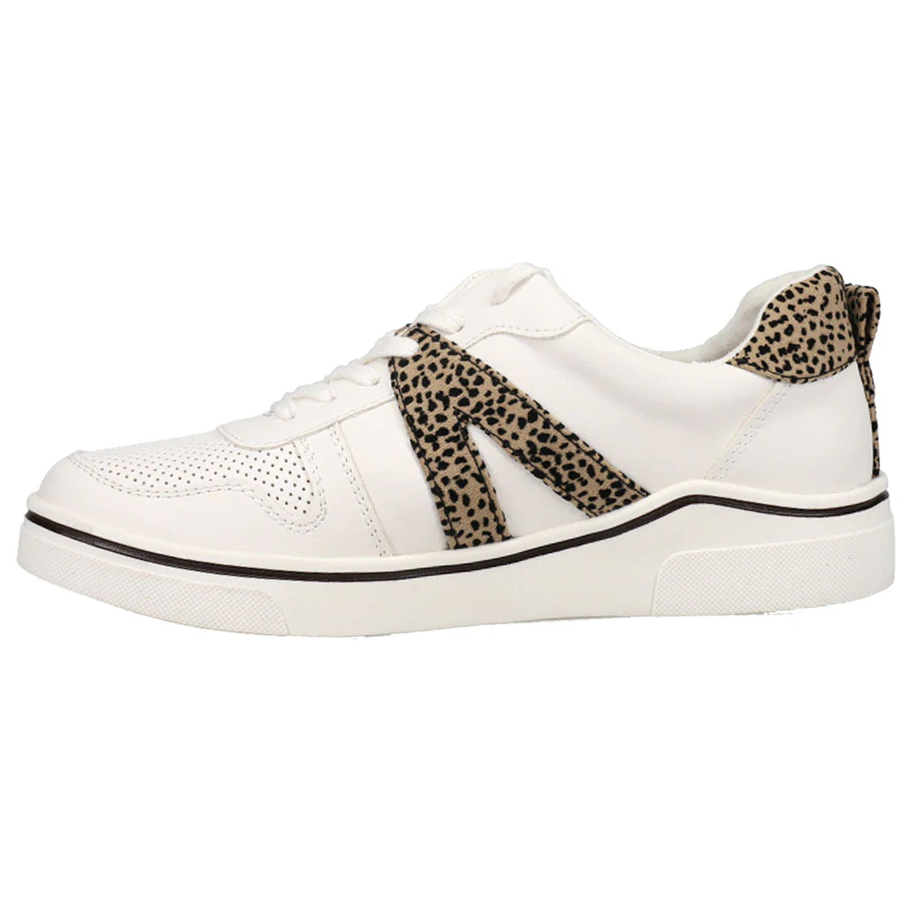 Alta Cheetah Print Lace Up Sneakers - Image 3