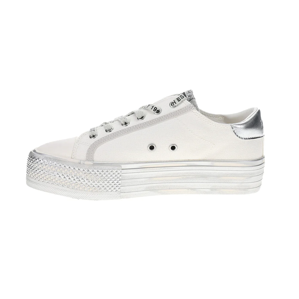 Amaze Metallic Lace Up Sneakers - Image 3