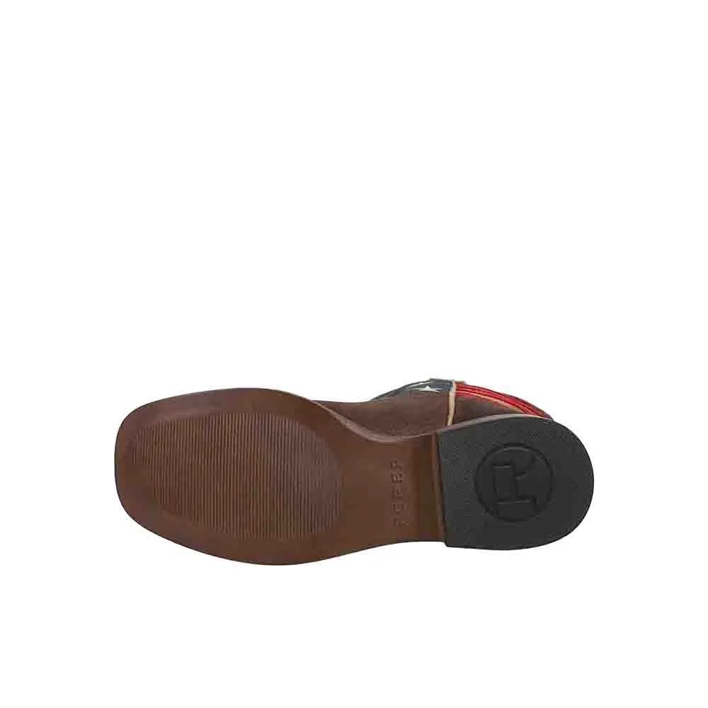 American Patriotic Square Toe Cowboy Boots (Big Kid) - Image 5