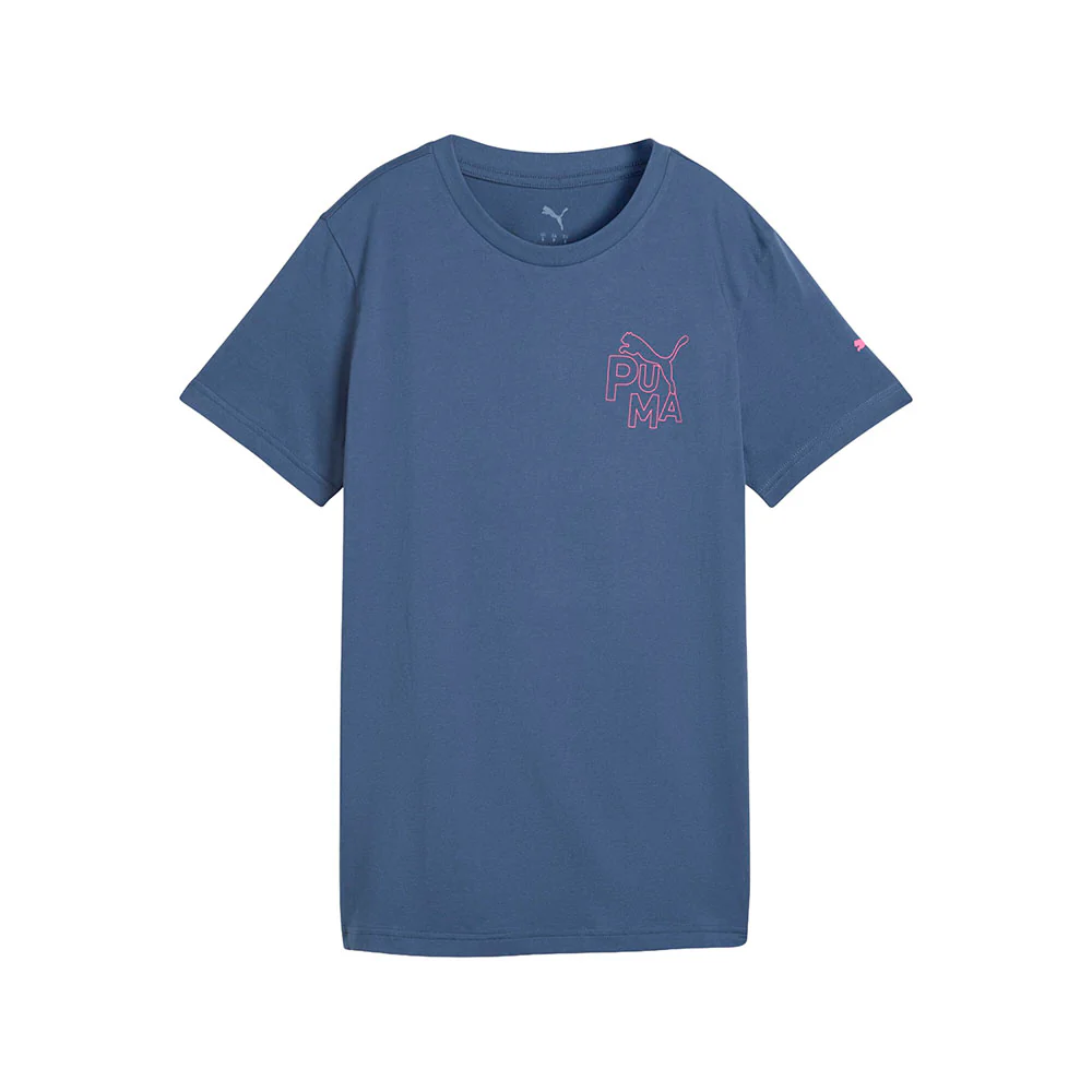 Animated Graphic Crew Neck Short Sleeve T-Shirt