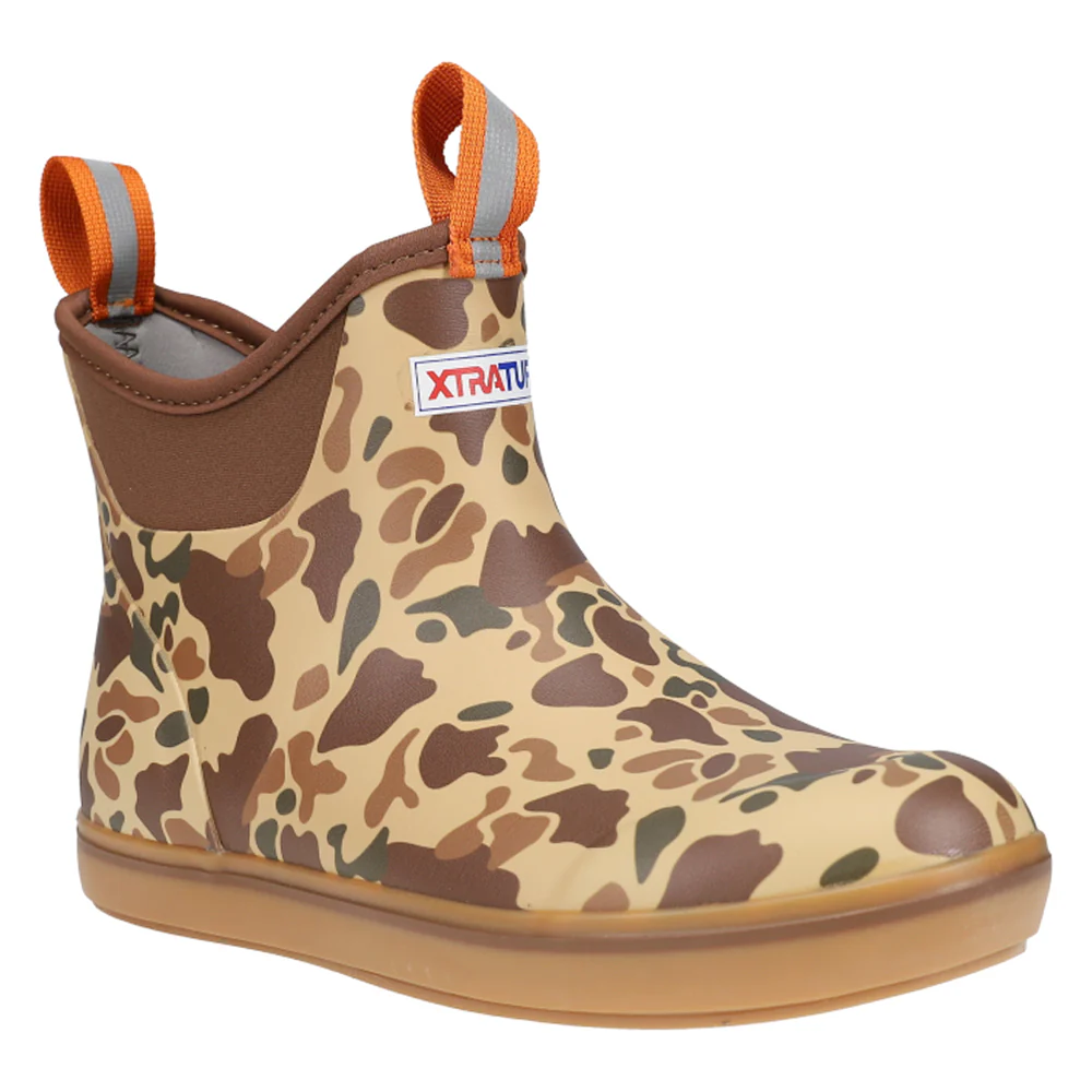 Ankle Deck Camo Round Toe Pull on Boots - Image 2