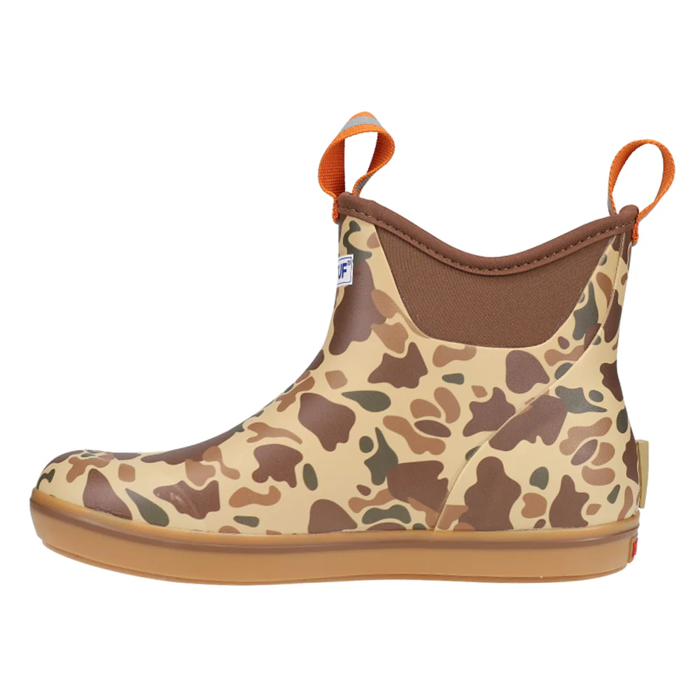 Ankle Deck Camo Round Toe Pull on Boots - Image 3