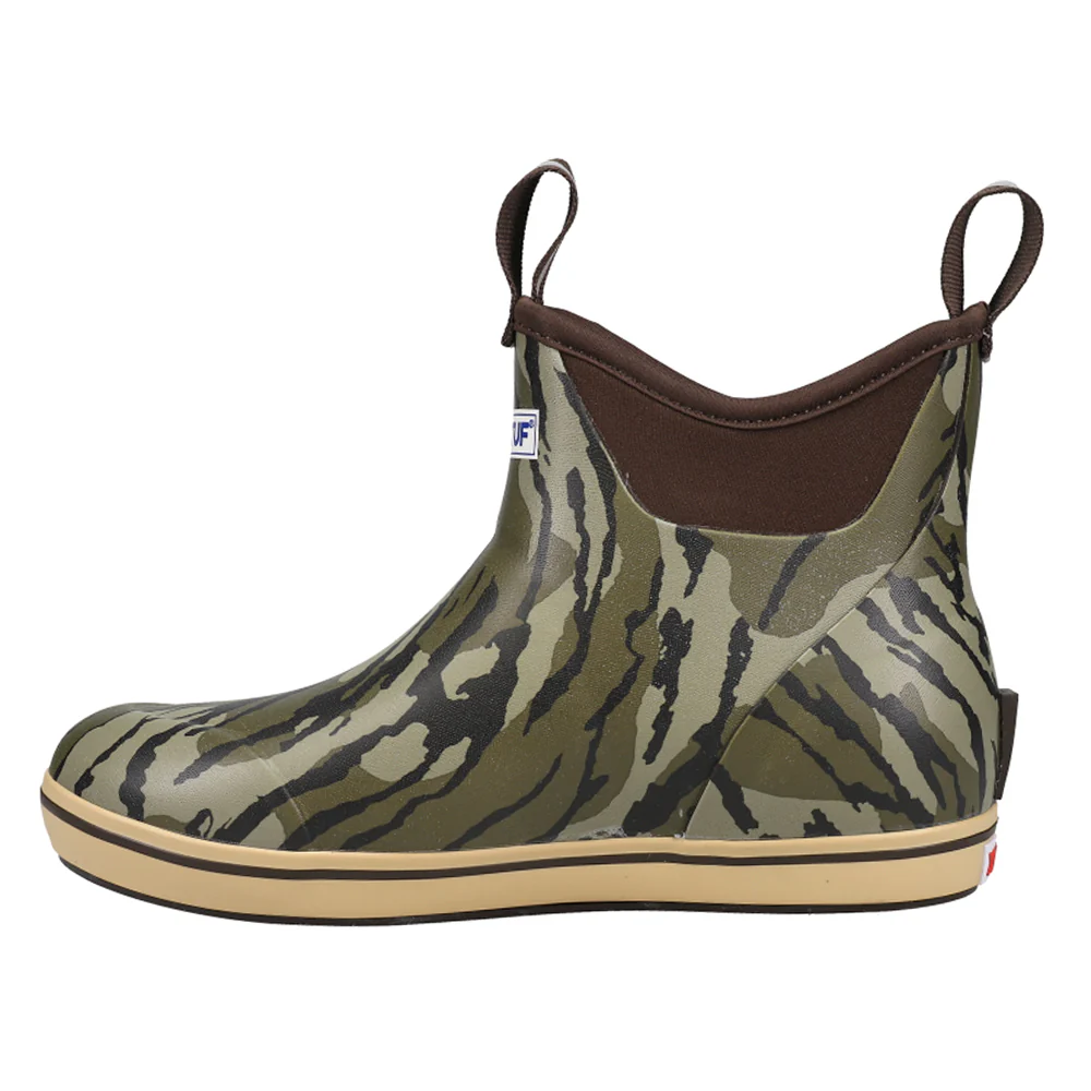 Ankle Deck Camo Round Toe Pull on Boots - Image 3