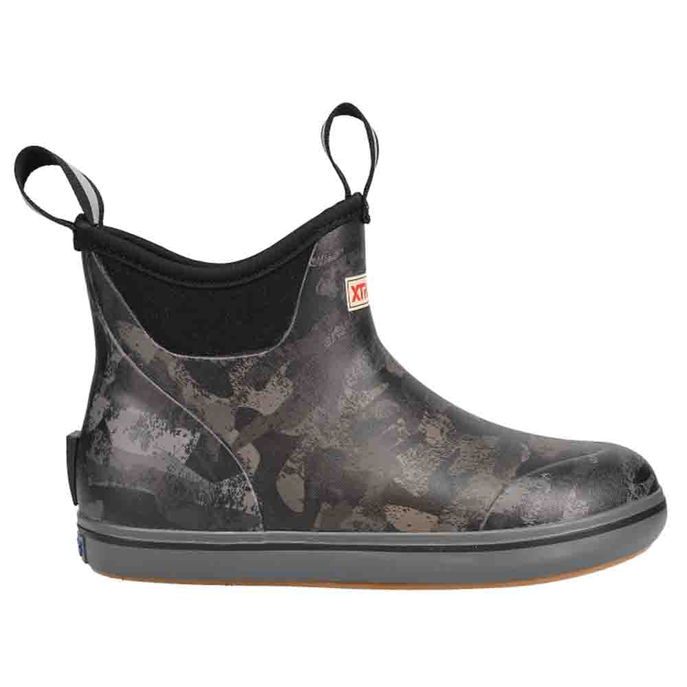 Ankle Deck Camo Pull on Boots