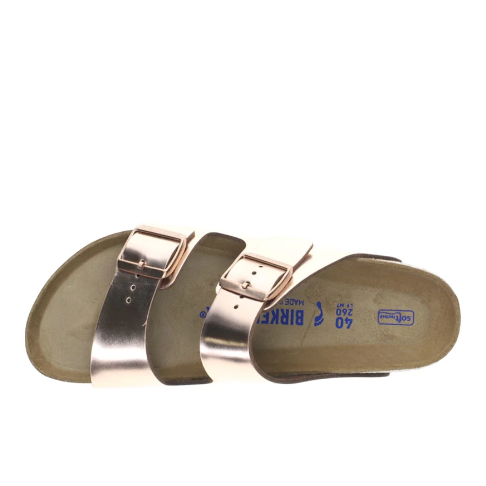 Arizona Soft Footbed Metallic Leather Sandals - Image 4