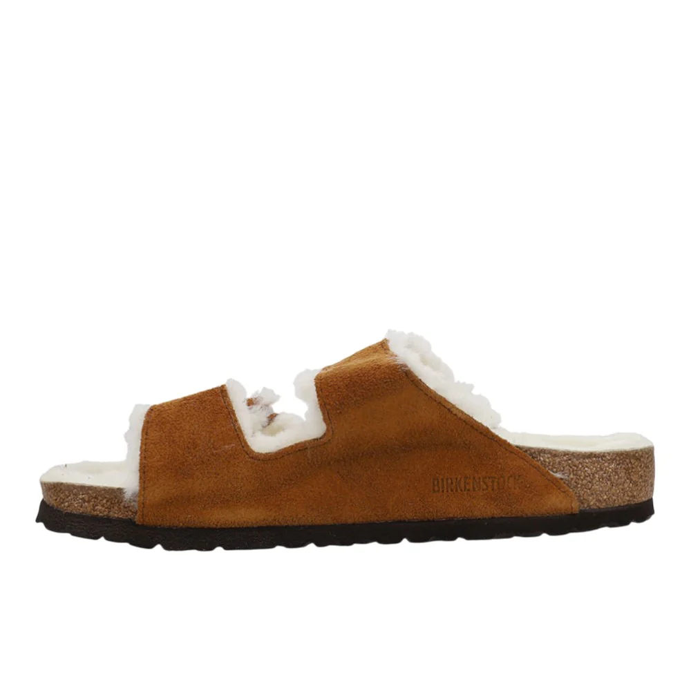 Arizona Shearling Suede Leather Sandals - Image 3