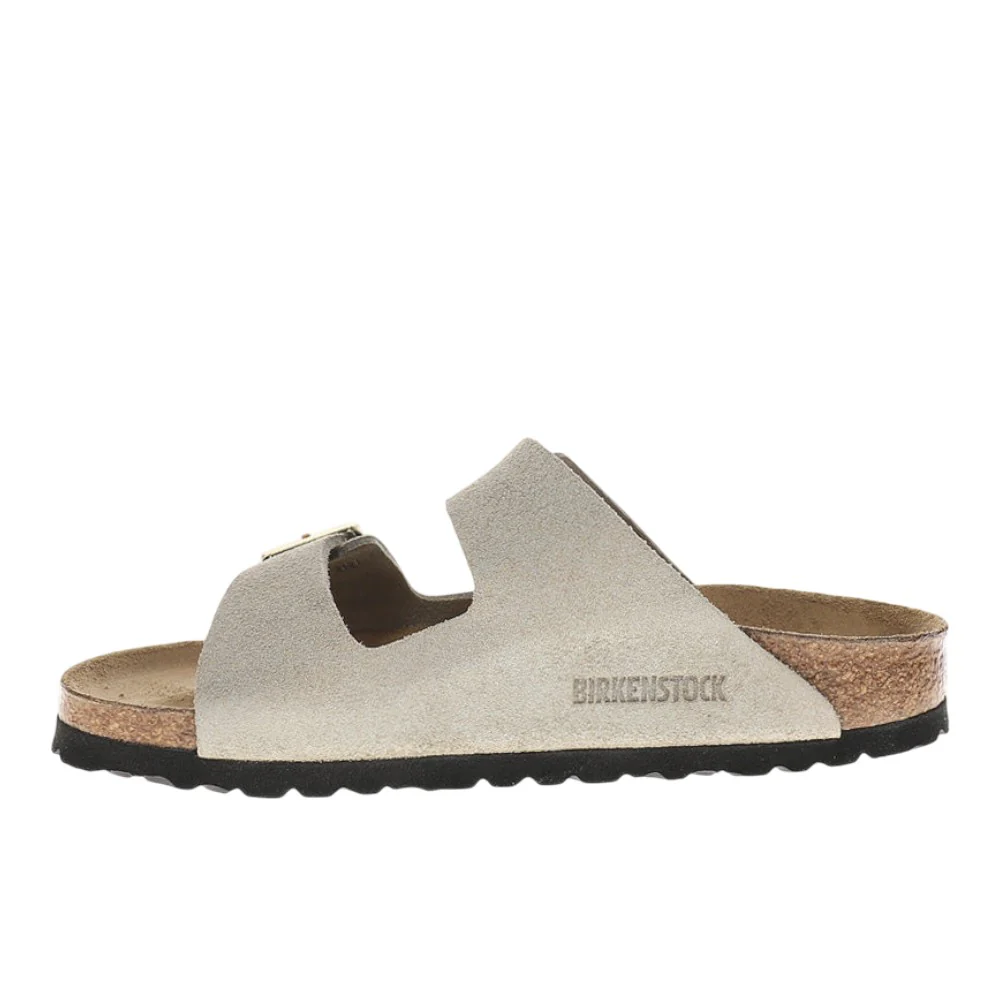Arizona Shimmering Suede Leather Sandals - Image 3
