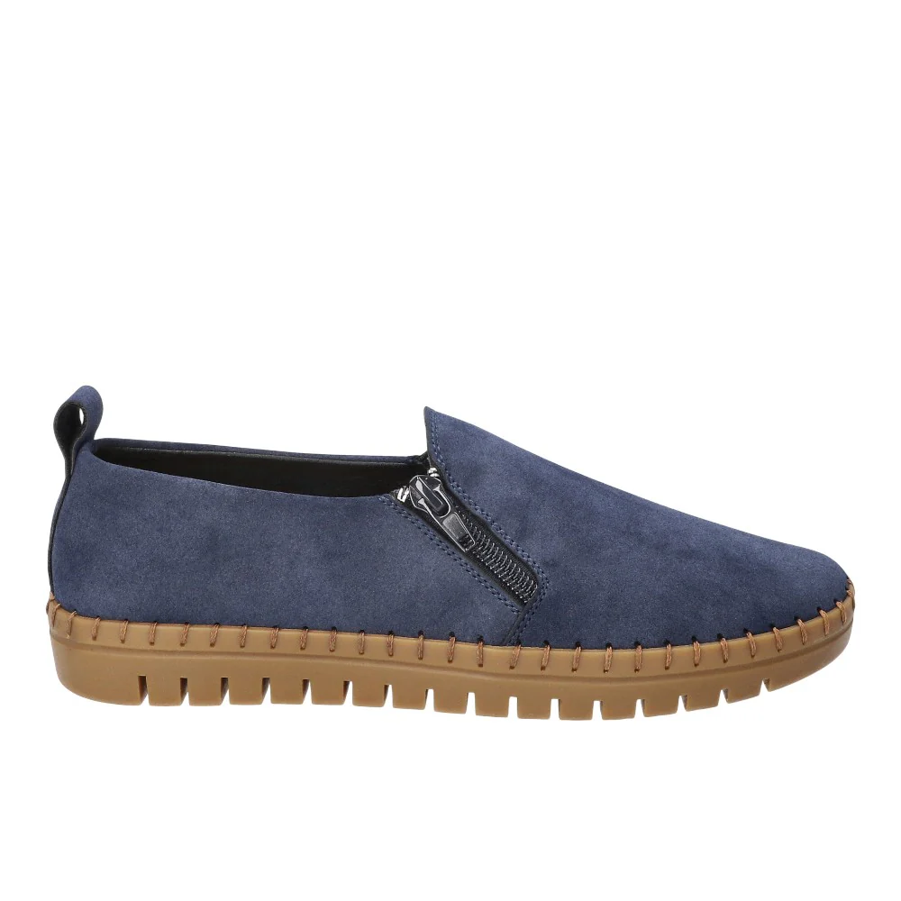 Astoria Side Zip Slip-On Flats