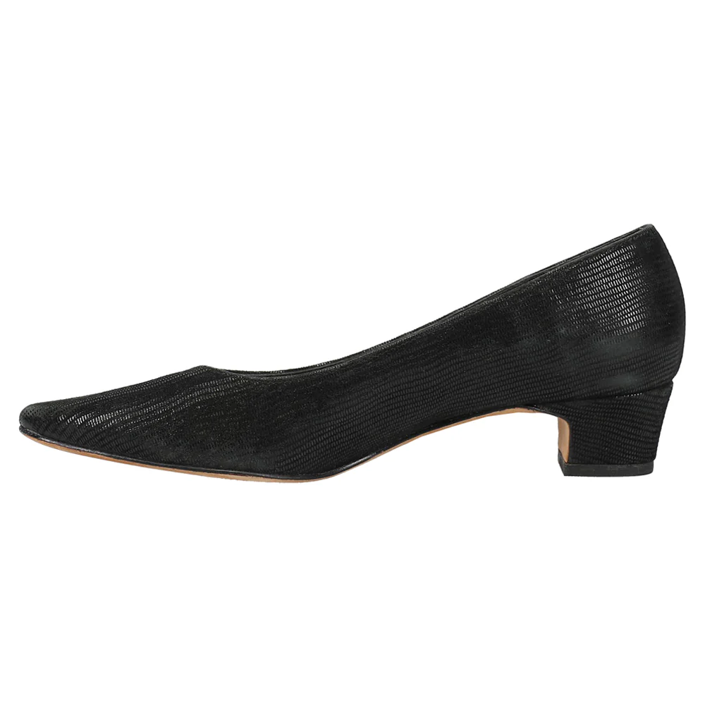 Astyr Pointed Toe Block Heel Pumps - Image 3