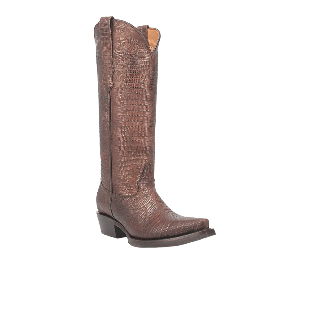 Athena Lizard Print Snip Toe Cowboy Boots - Image 2