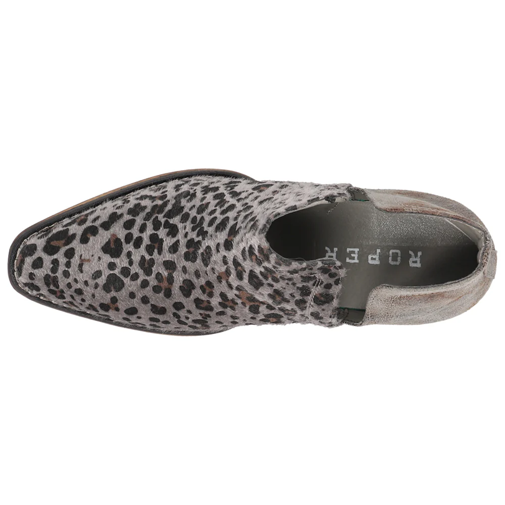 Ava Leopard Snip Toe Cowboy Booties - Image 4