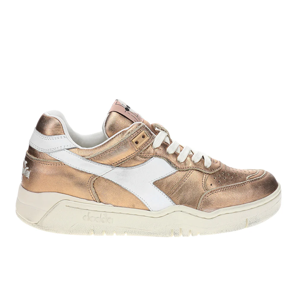 B.560 Metallic Lace Up Sneakers