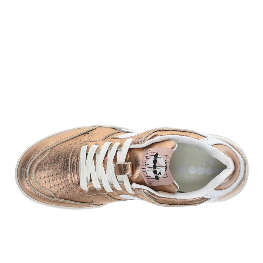 B.560 Metallic Lace Up Sneakers - Image 4