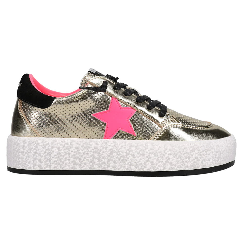 Balance Metallic Slip On Platform Sneakers