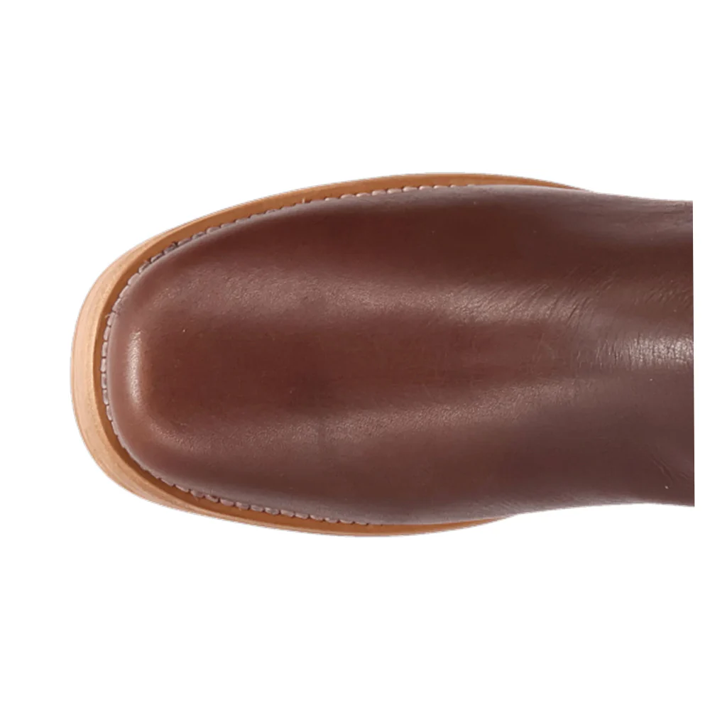Banner Round Toe Zippered Boots - Image 4