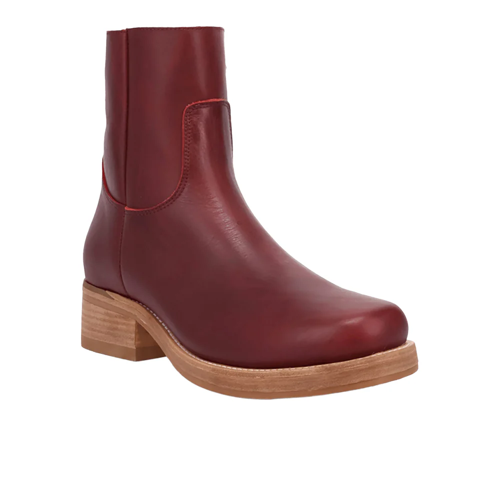 Banner Round Toe Zippered Boots - Image 2
