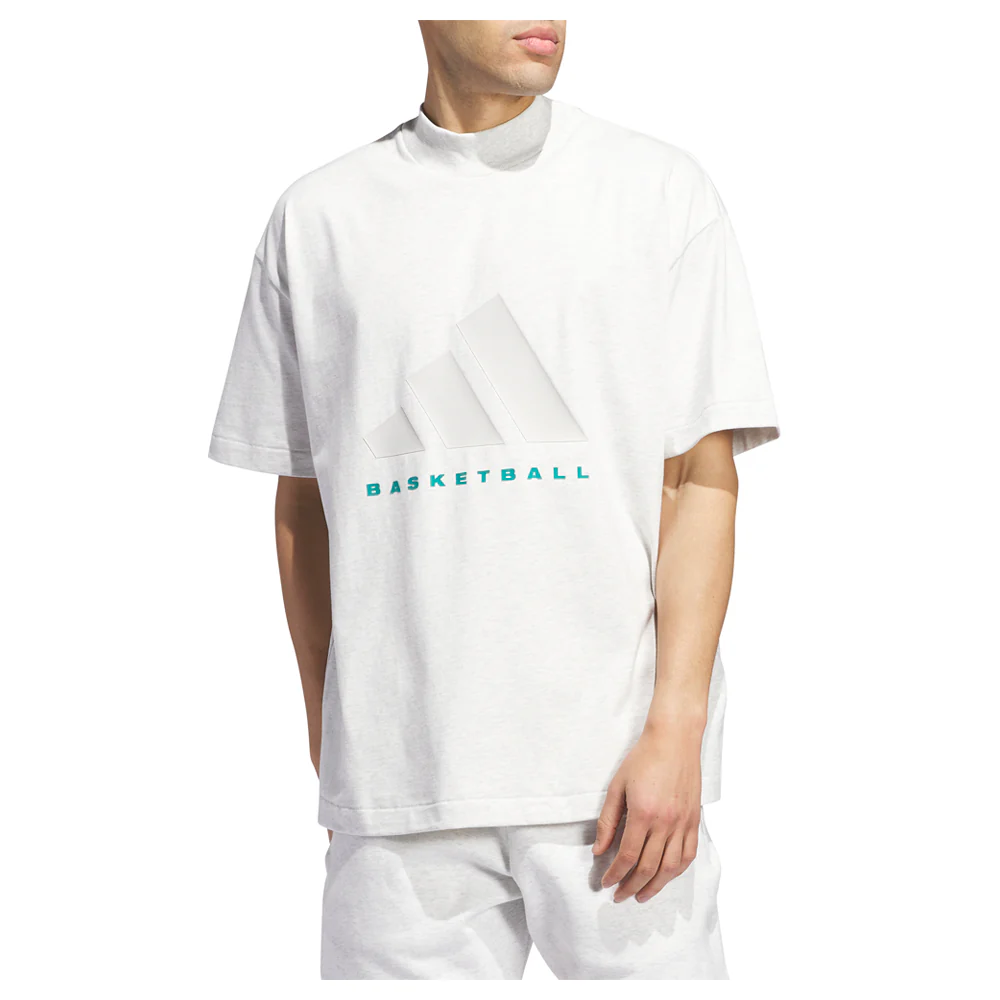 Basketball Mock Neck Short Sleeve Athletic T-Shirt