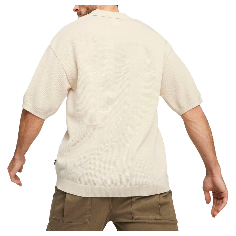 Basketball Nostalgia Knitted Short Sleeve Polo Shirt - Image 4