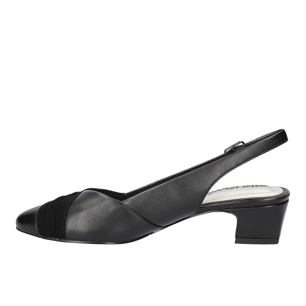 Bates Round Toe Slingback Pumps - Image 3