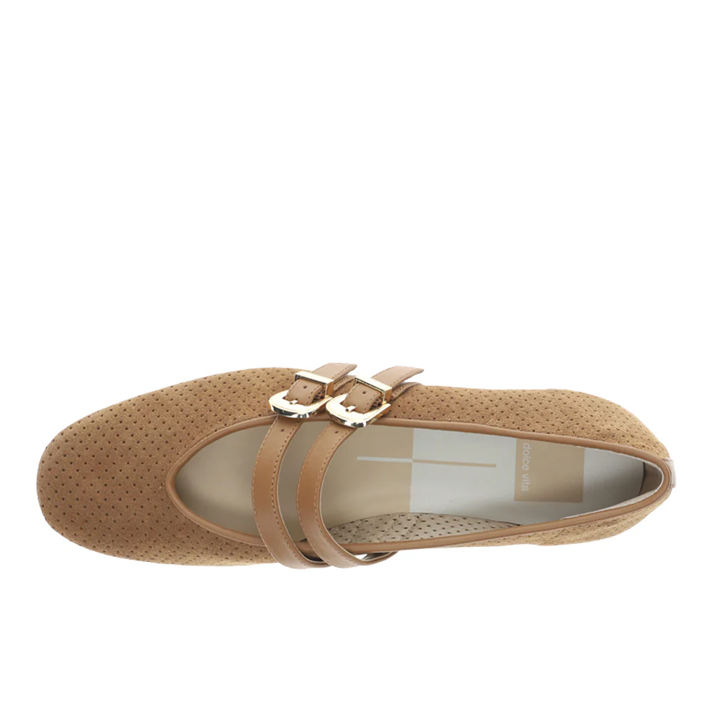 Baylee Perforated Mary Jane Ballet Flats - Image 4