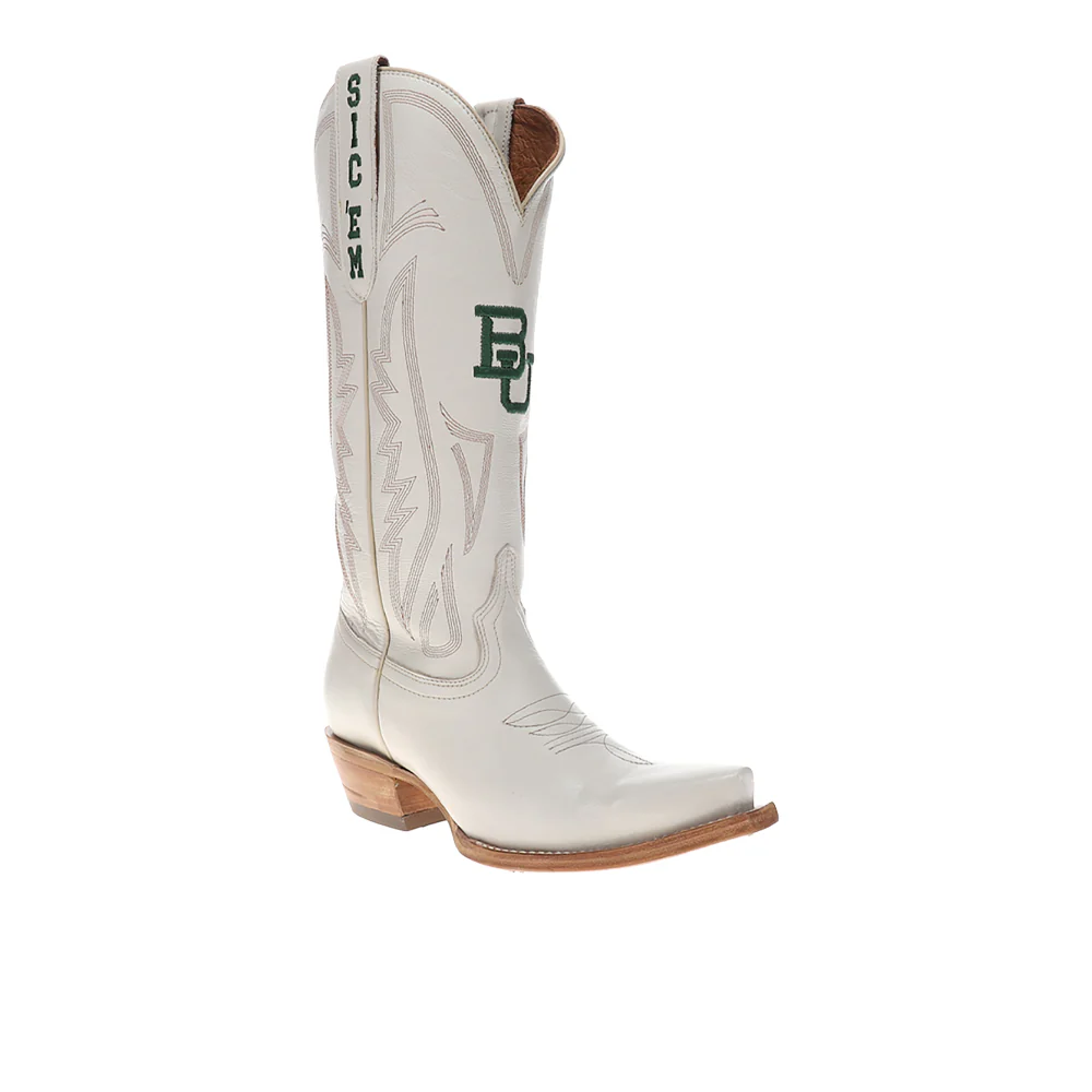 Baylor University Gameday Snip Toe Pull On Cowboy Boots - Image 2