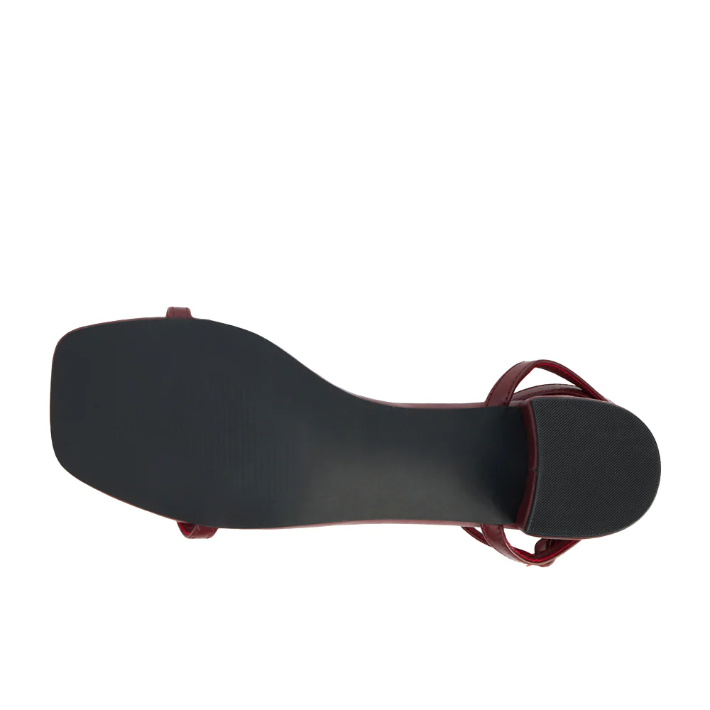 Belle Block Heel Ankle Strap Sandals - Image 5